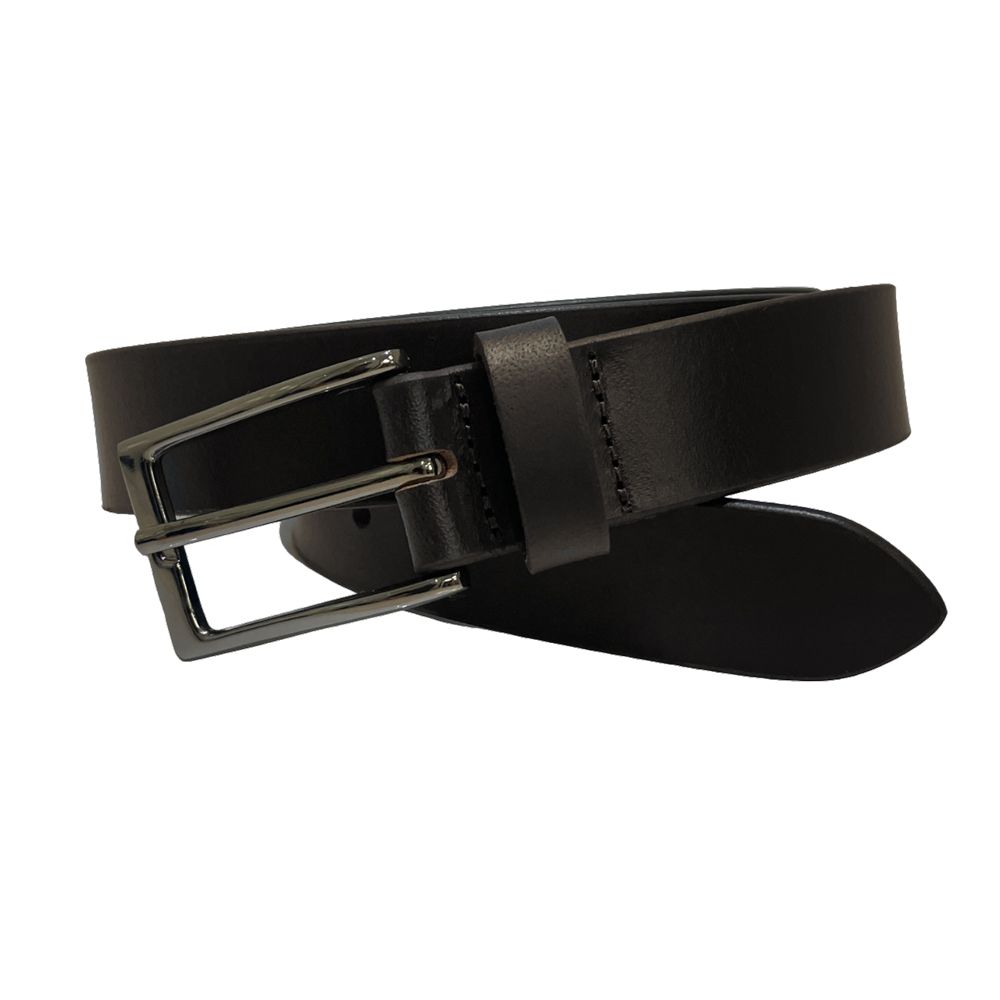 B874 1.25" Leather Trouser Belt (Brown)