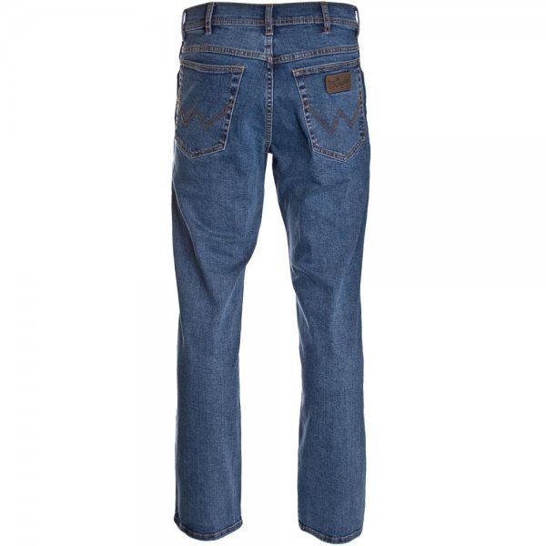 C724 Wrangler Texas Stretch Jeans (Stonewash)