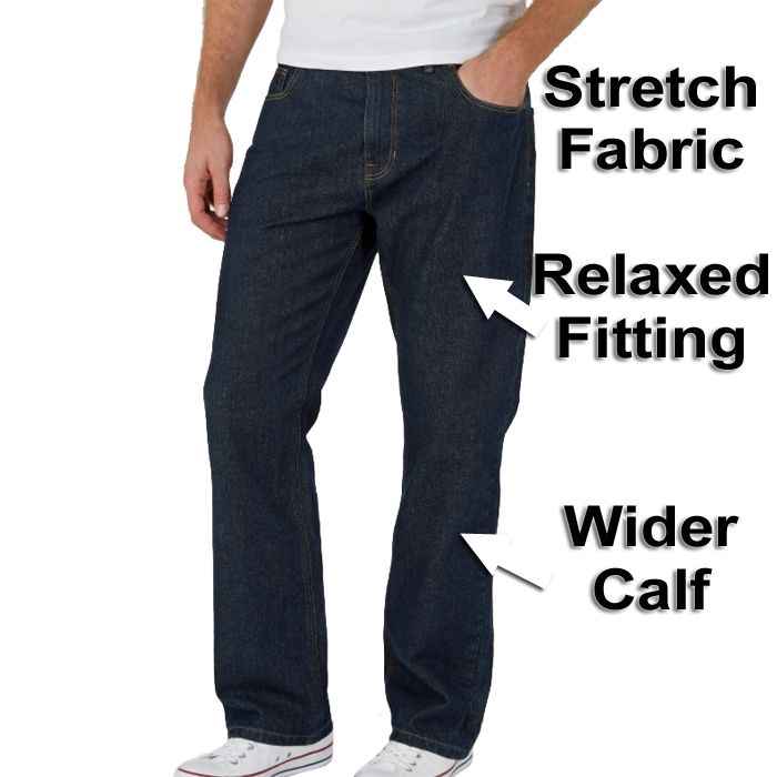 C792 Ed Baxter Relaxed Fit Stretch Jean (Indigo)