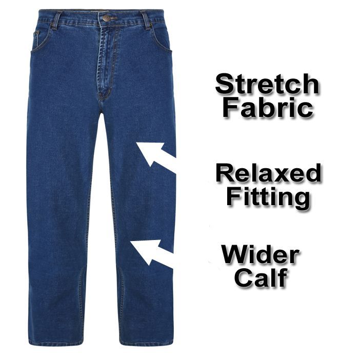 C792 Ed Baxter Relaxed Fit Stretch Jean (Denim)
