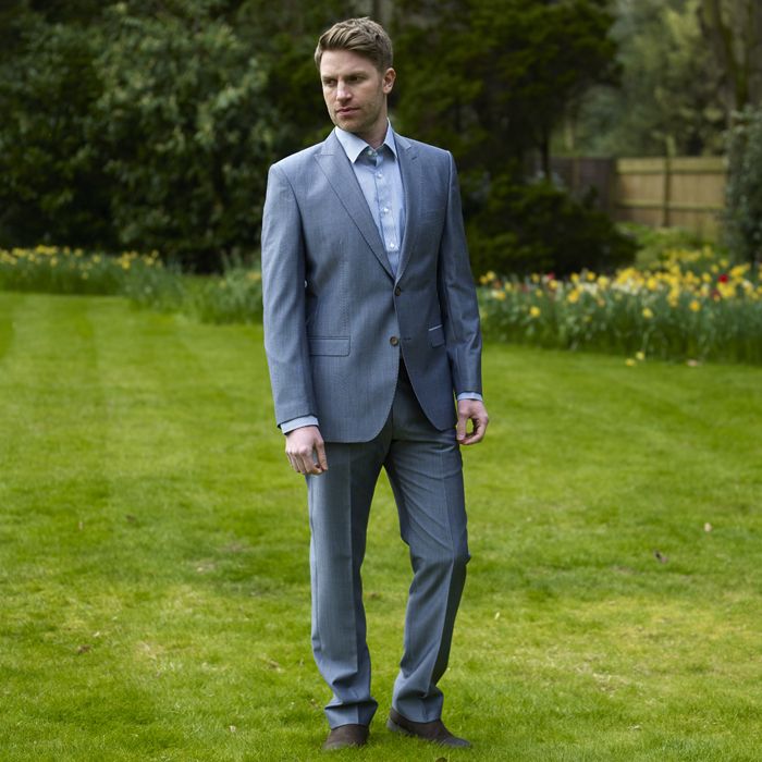 B1038XT Tall Fit Hugo James Mohair Suit Trouser