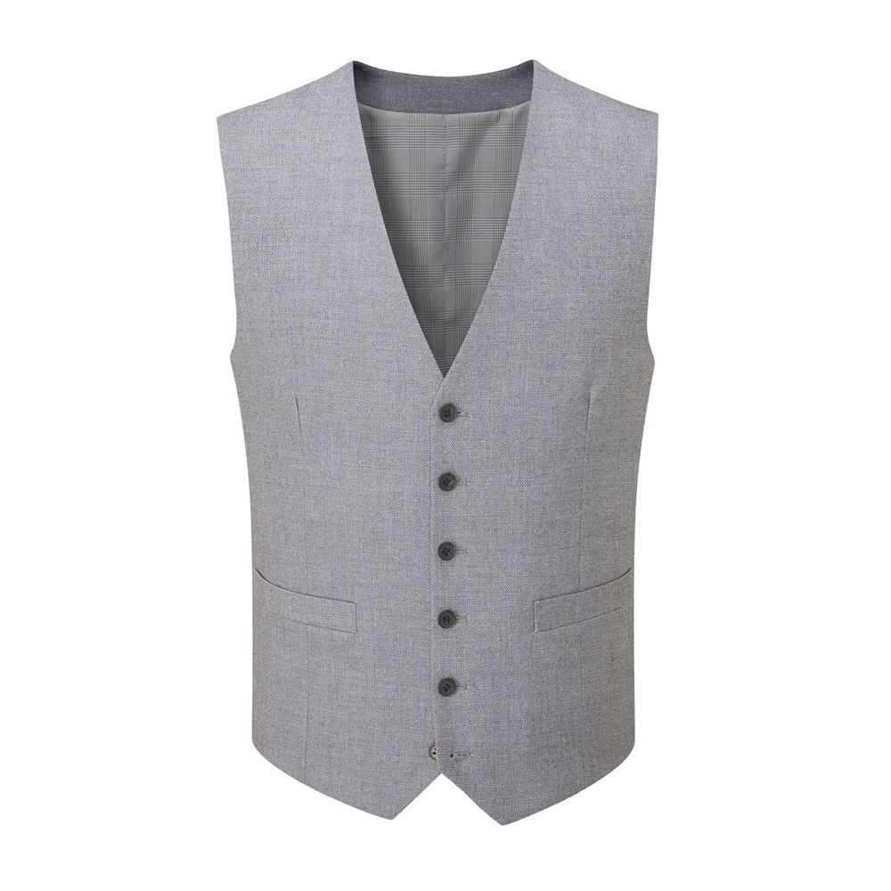 D6085XT Tall Fit Skopes Harcourt Silver Tweed Waistcoat