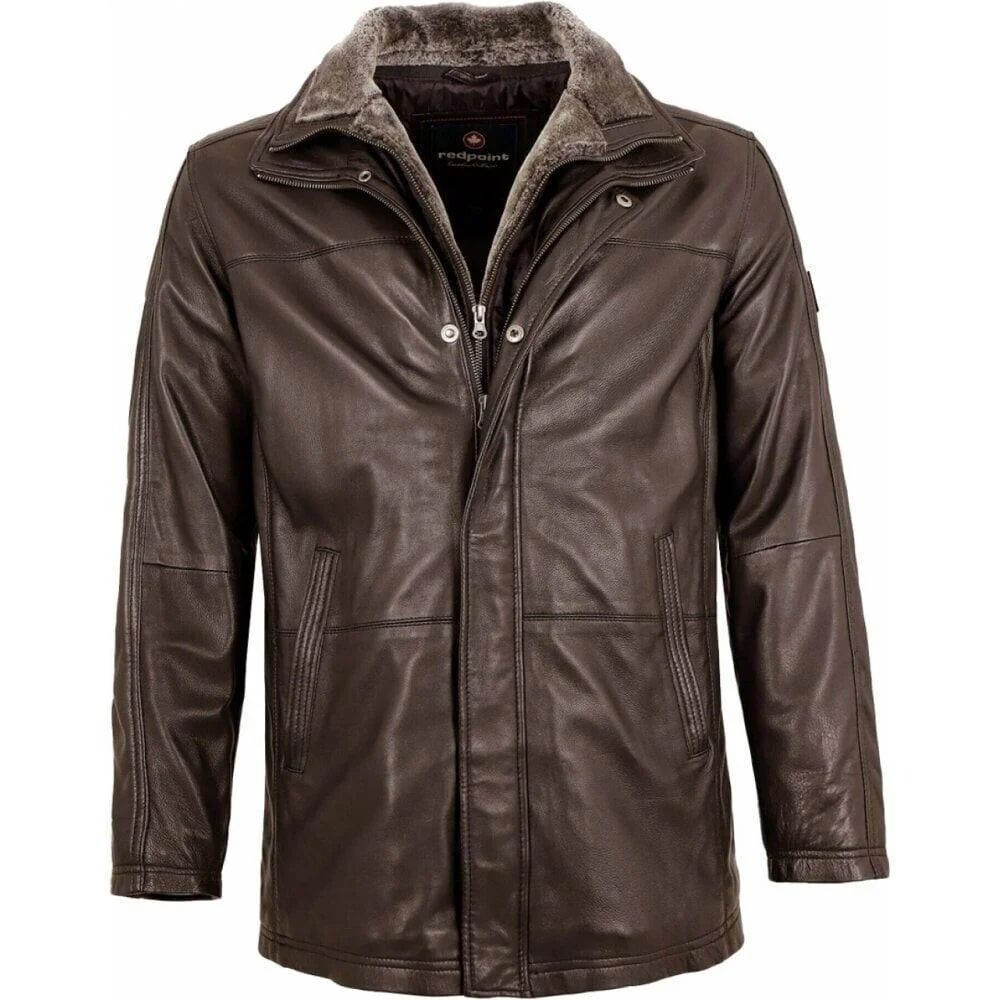 D6159 Redpoint Leather Jacket (Brown)