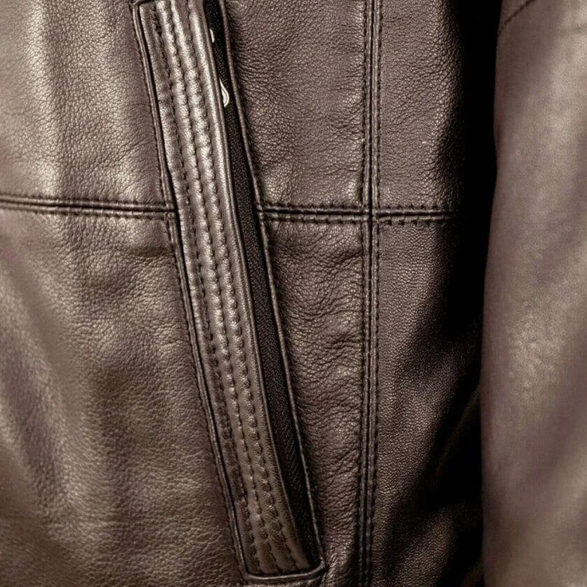 D6159 Redpoint Leather Jacket (Brown)