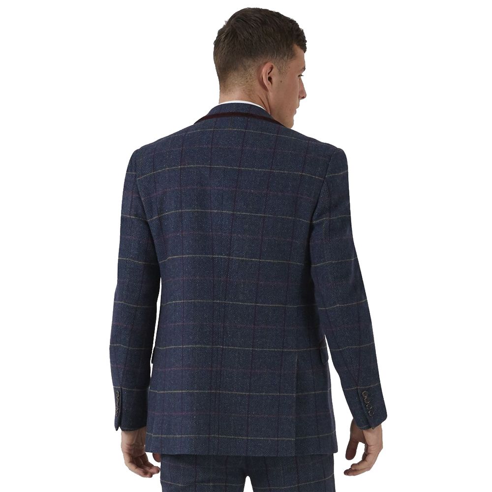 D6241XT Tall Fit Skopes Doyle Check Suit Jacket