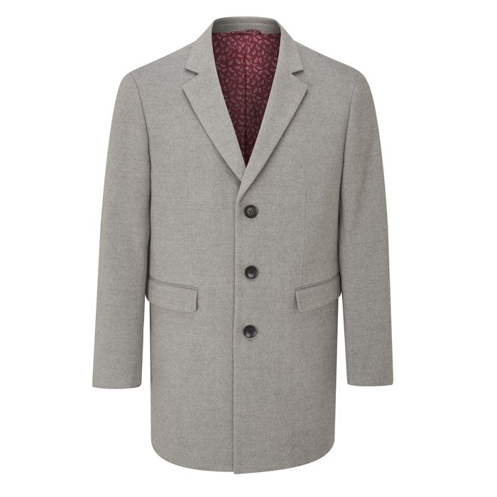 D6251 Skopes Fairlop Overcoat (Silver)