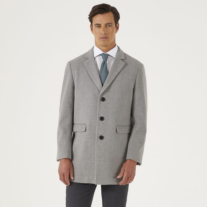 D6251 Skopes Fairlop Overcoat (Silver)