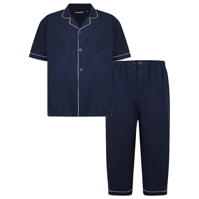 G1103 Plain Short Sleeve Pyjamas Set