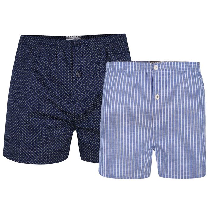 G1108 Kam Twin Pack Boxer Shorts