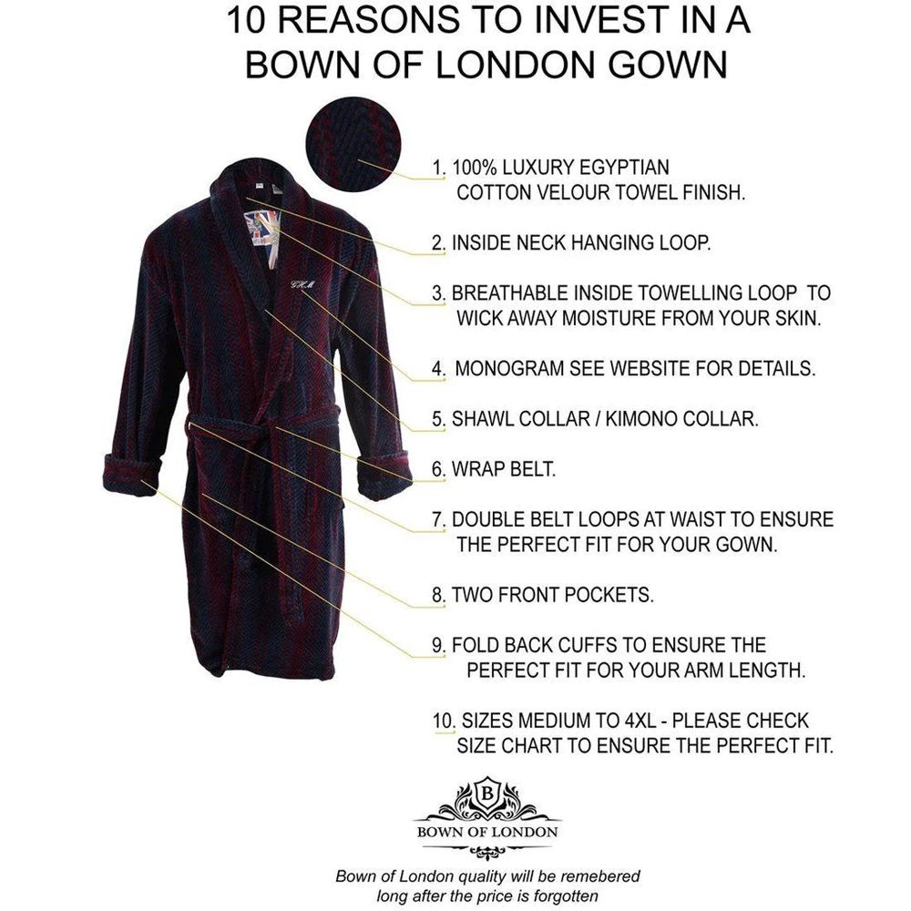 G1125 Bown of London Dressing Gown