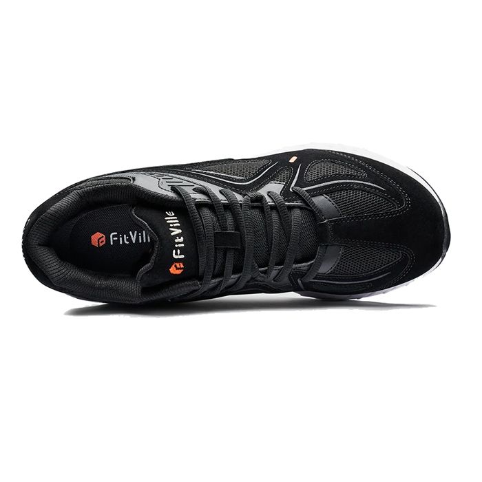 H1702 Fitville Rebound Core Extra Wide Trainers (Black)