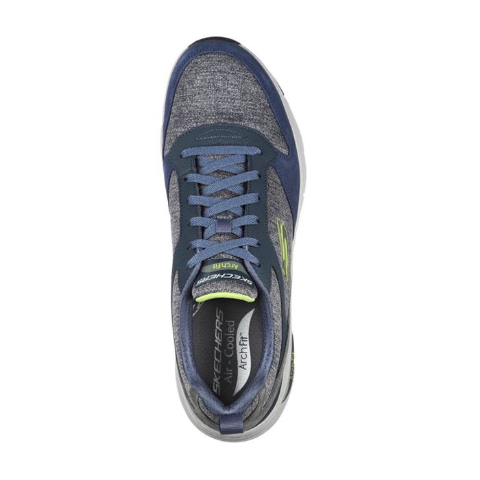 H1720 Skechers Arch Fit Roykon Trainers  (Navy)