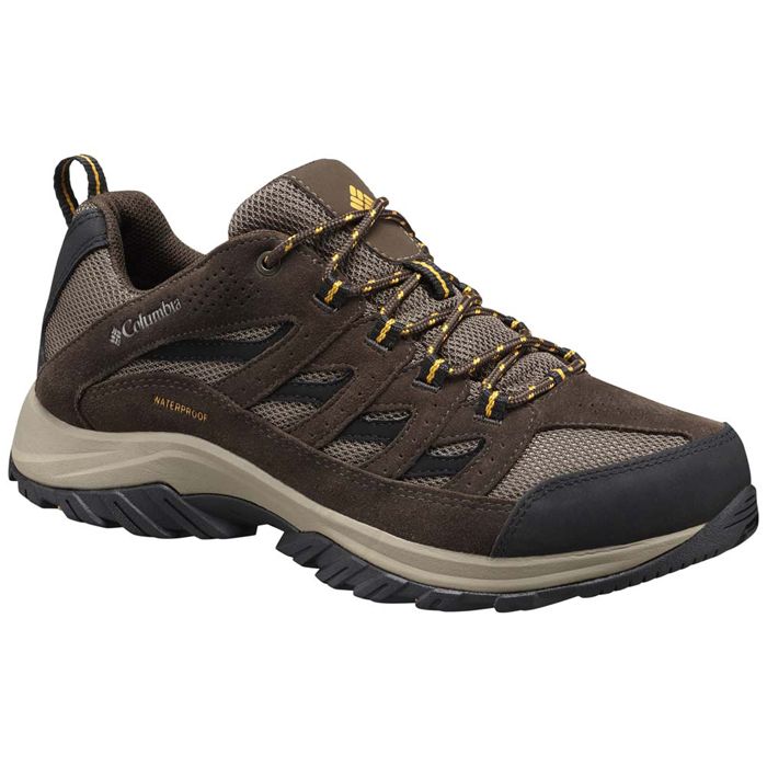 H1729 Columbia Crestwood Waterproof  Walking Shoe (Brown)