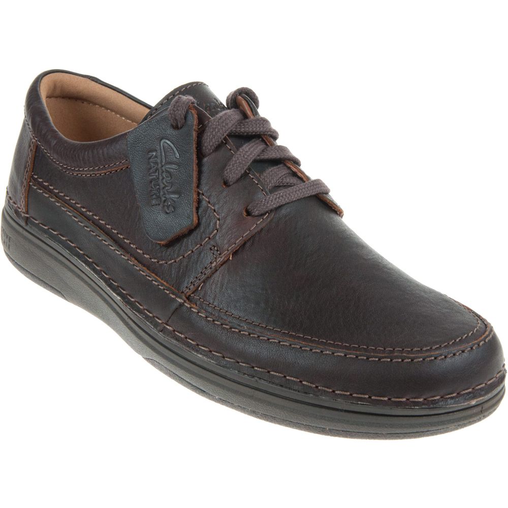 H1810 Clarks Nature 5 Lo Ext Wide H Fit (Dk Brown)