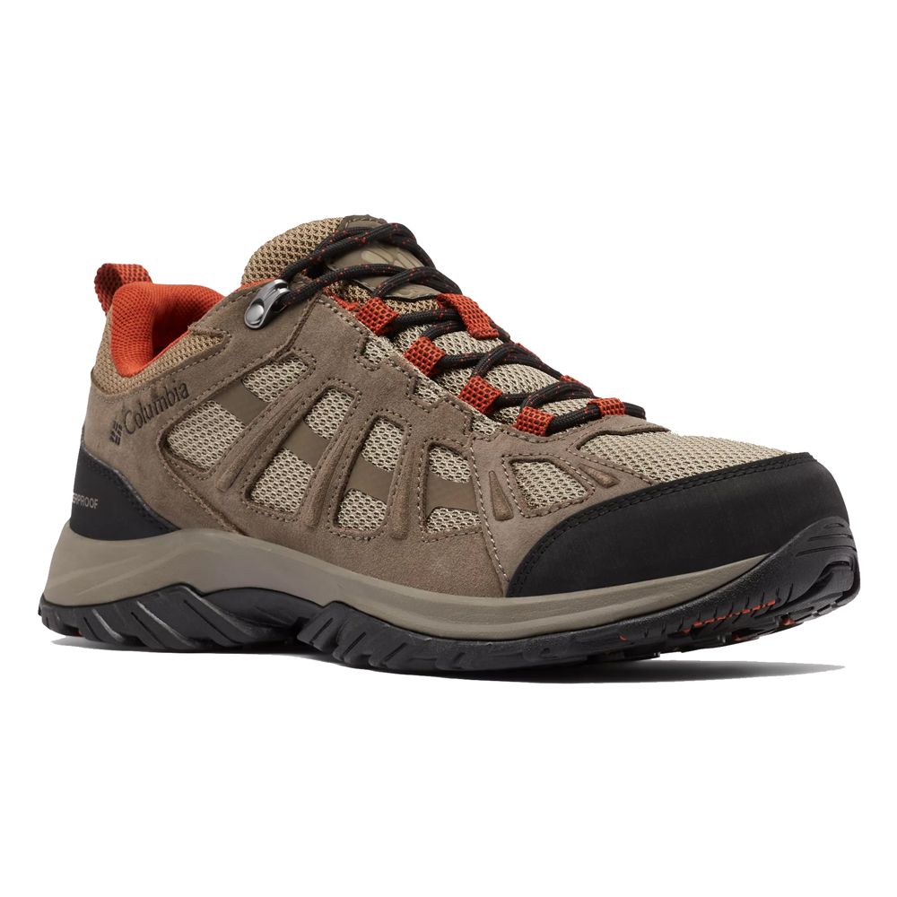 H1821 Columbia Redmond III Waterproof Walking Shoe WIDE (Brown)