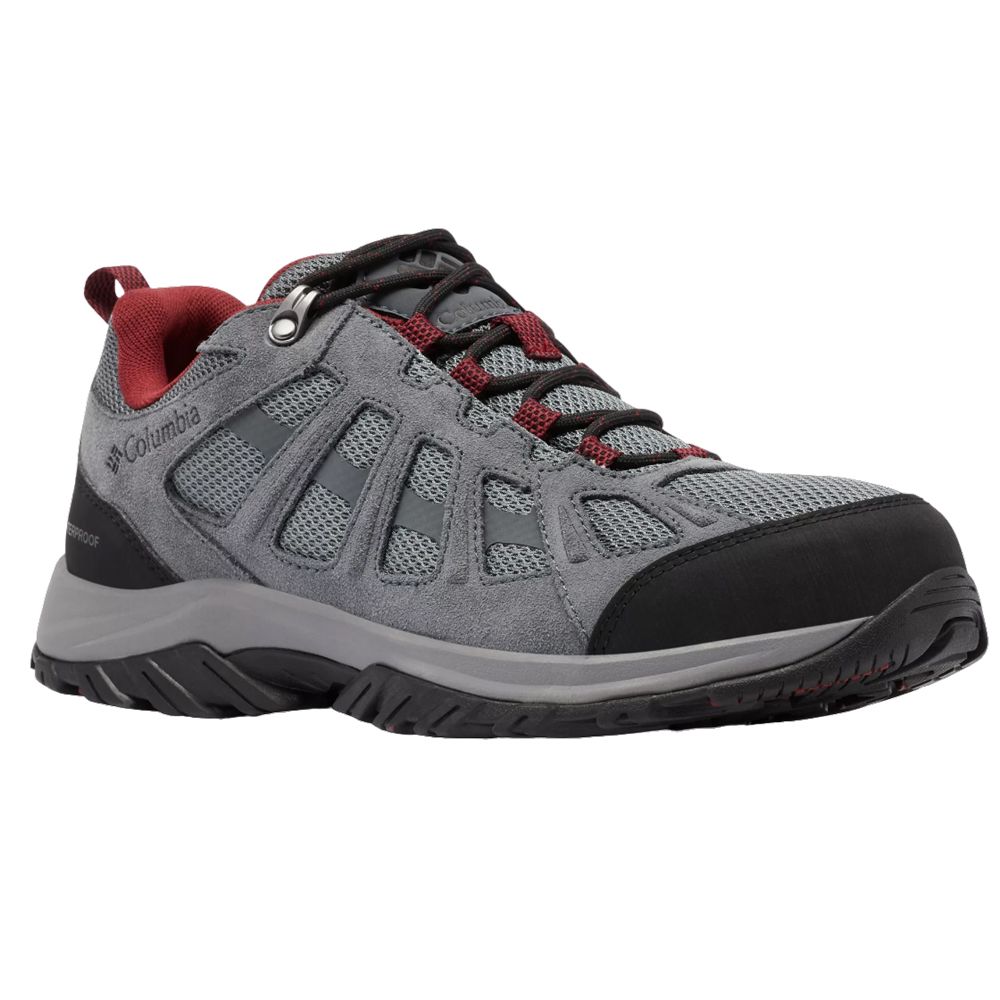 H1821 Columbia Redmond III Waterproof Hiking Shoe WIDE (Grey)