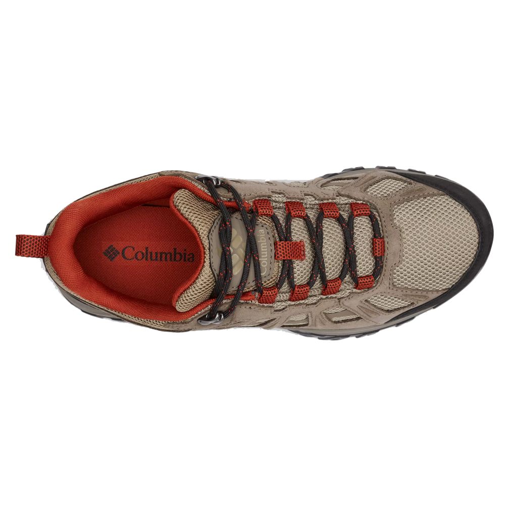 H1821 Columbia Redmond III Waterproof Walking Shoe WIDE (Brown)