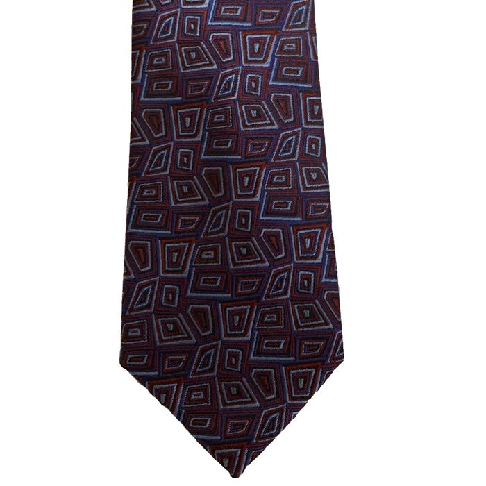 KH02538 Col 2 XL Polyester Tie (Blue/Red)