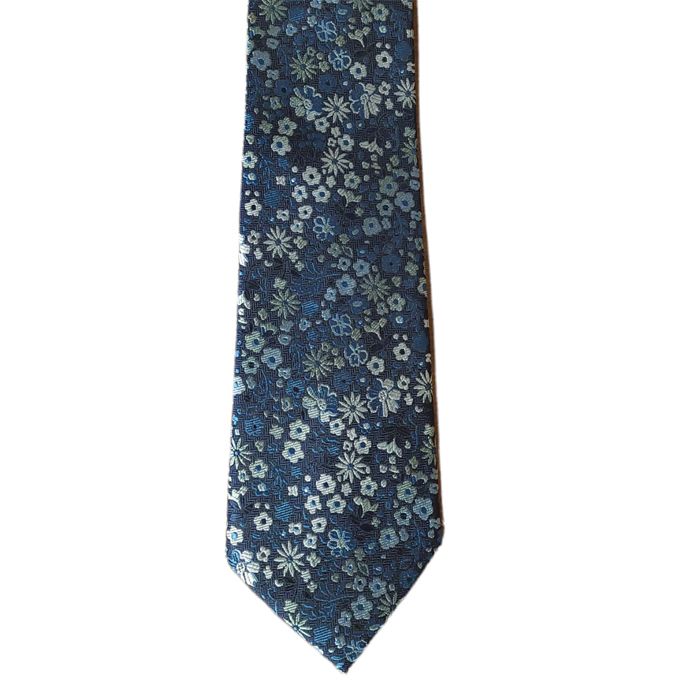 KA02452 Navy/Blue Silk Tie