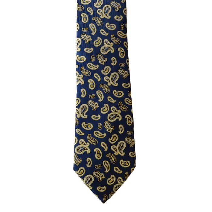 KH02269 Navy/Gold Polyester Tie