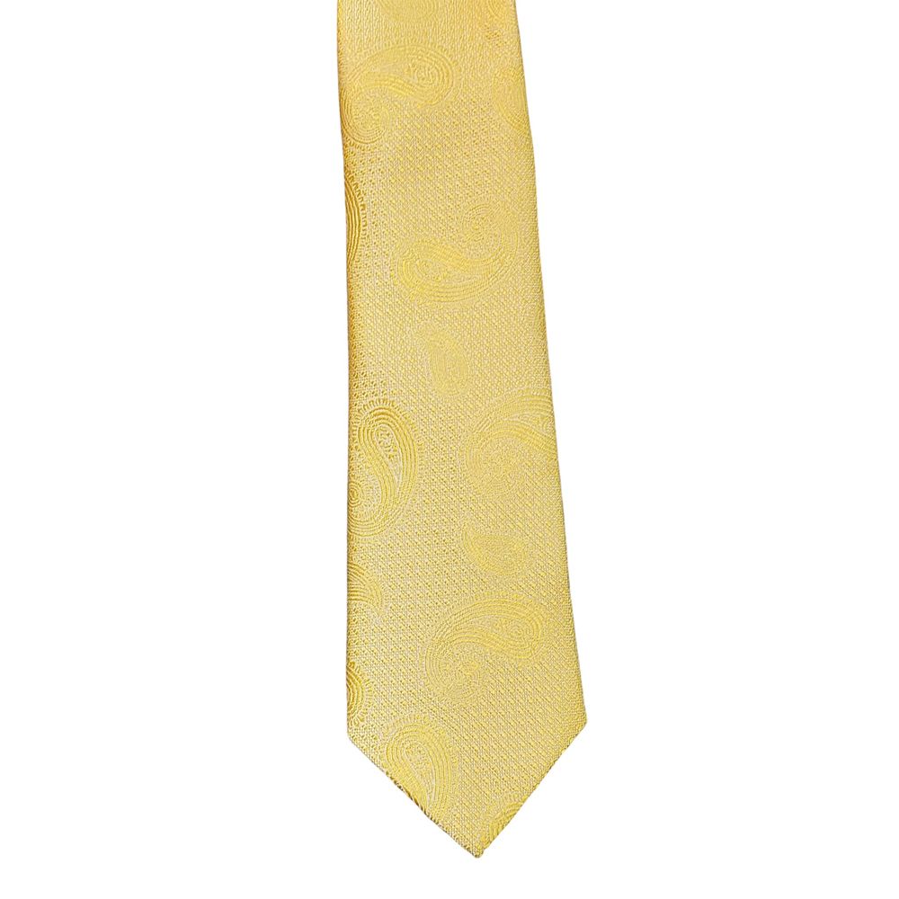 MWY311922 XL Paisley Poly Tie (Gold)