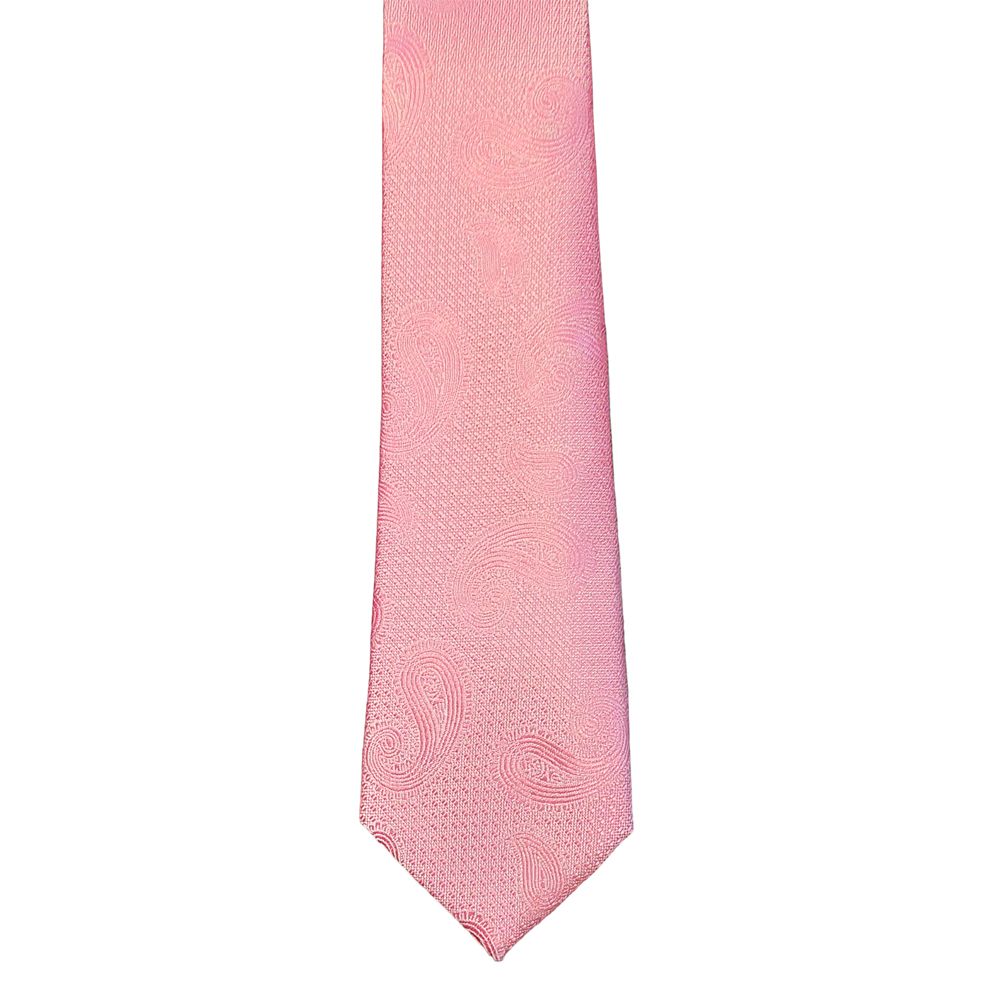 MWY311922 XL Paisley Poly Tie (Pink)