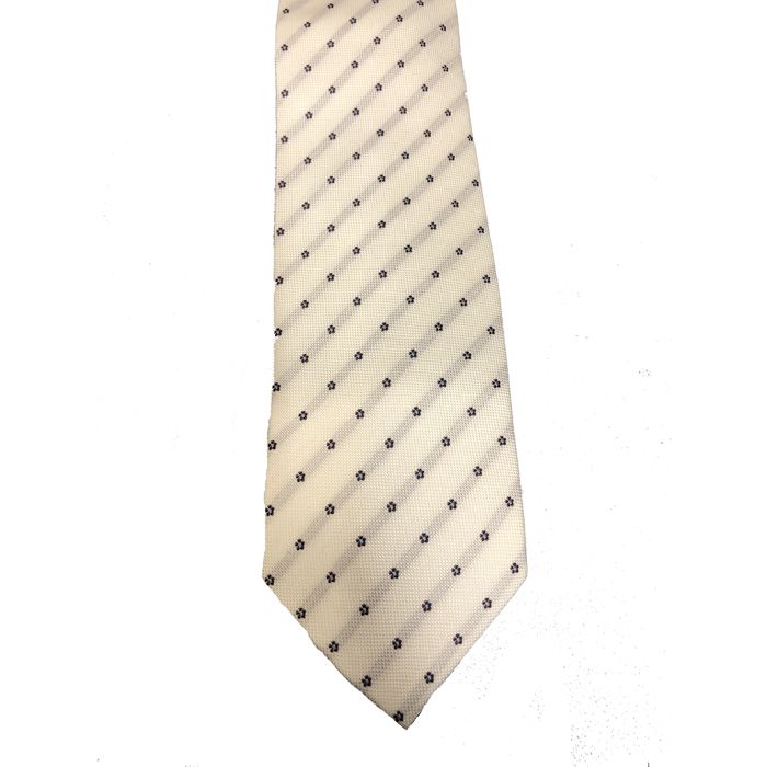 MWY311590 Col 6 XL Polyester Tie (White)