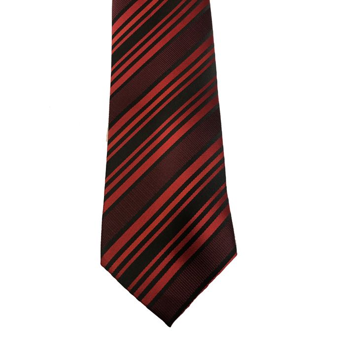 MWY311623 Col 1 XL Polyester Tie (Red/Black)