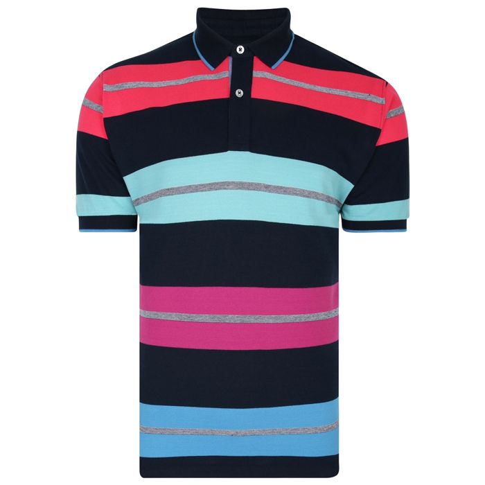 A10690XT Tall Fit Peter Gribby Premium Stripe Polo