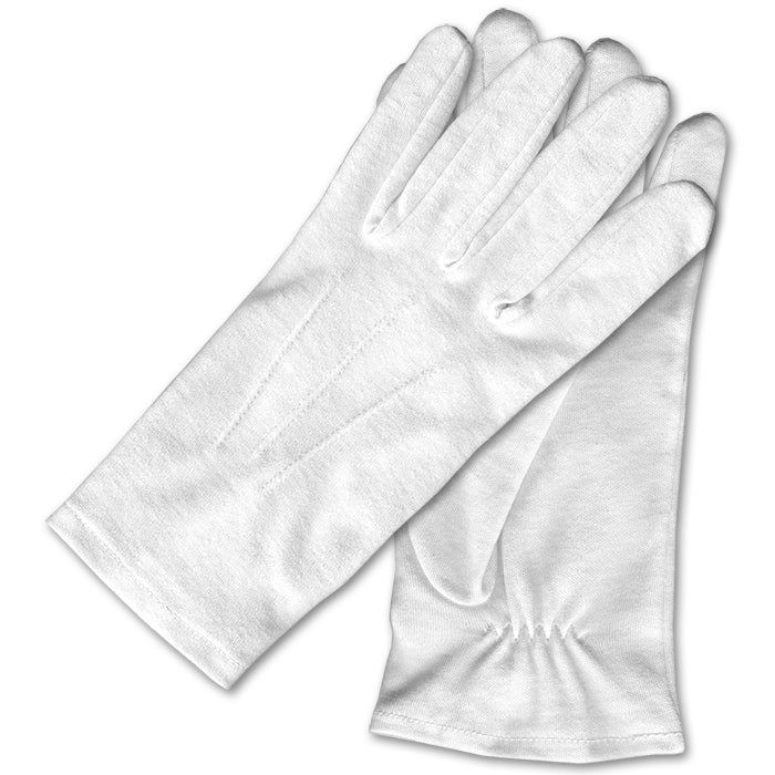 X728 XL White Gloves Cotton