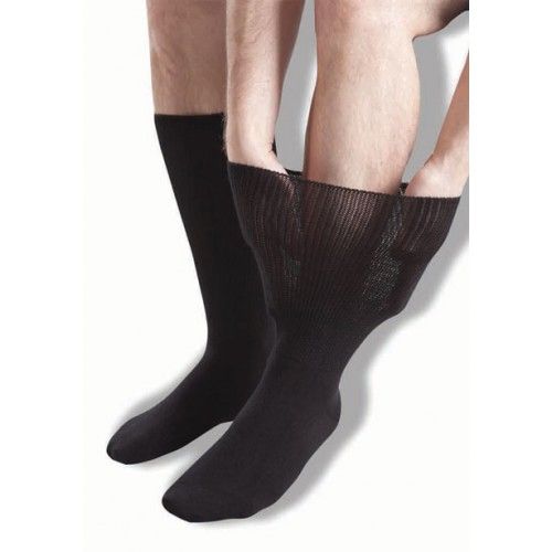 X767 Extra Wide Long Oedema Cotton Sock