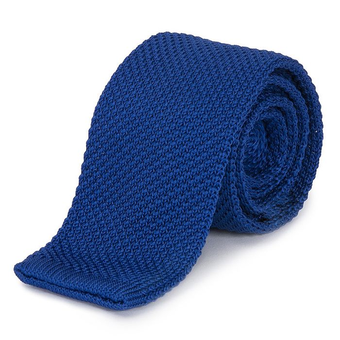 X883 Knitted Tie (Royal)