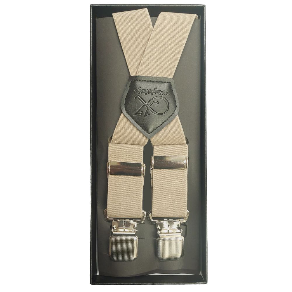 XLB03 Mens Bracers Up to 60" Chest (Beige)