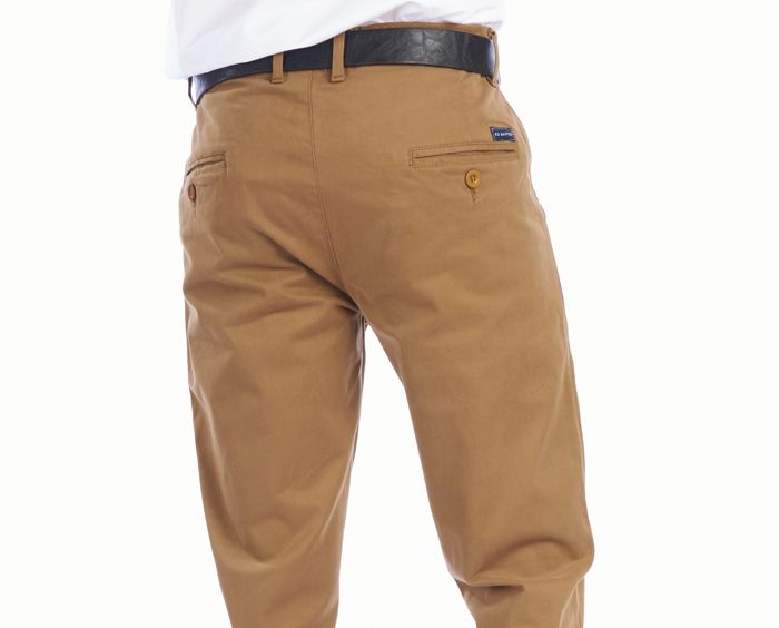 B1002XTS Slim Fit Extra Tall Stretch Chino Trousers (Camel)