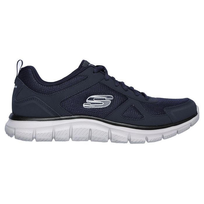 H1684 Skechers Track Scloric Wide Fit Trainer (Navy)