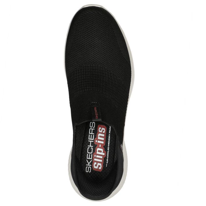 H1823 Skechers Slip-Ins Ultra Flex 3.0 Smooth Step WIDE (Black)