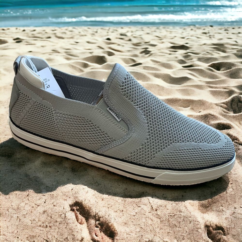 H1855 Mustang Slip On Canvas (Grey)